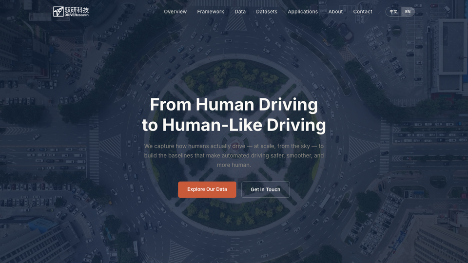 DRIVEResearch 项目主页截图